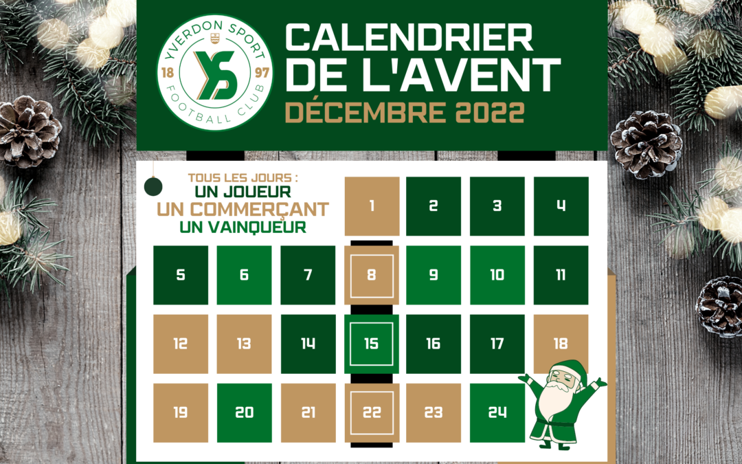 PARTICIPEZ À NOTRE CALENDRIER DE L’AVENT !