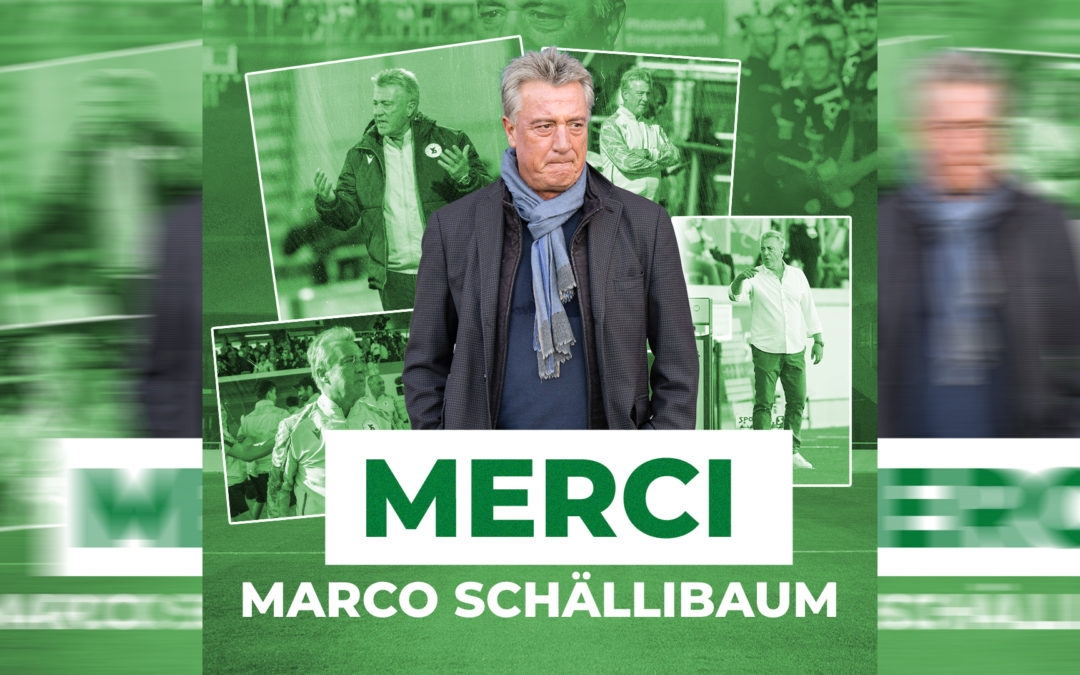 MARCO SCHÄLLIBAUM N’EST PLUS L’ENTRAÎNEUR D’YVERDON SPORT